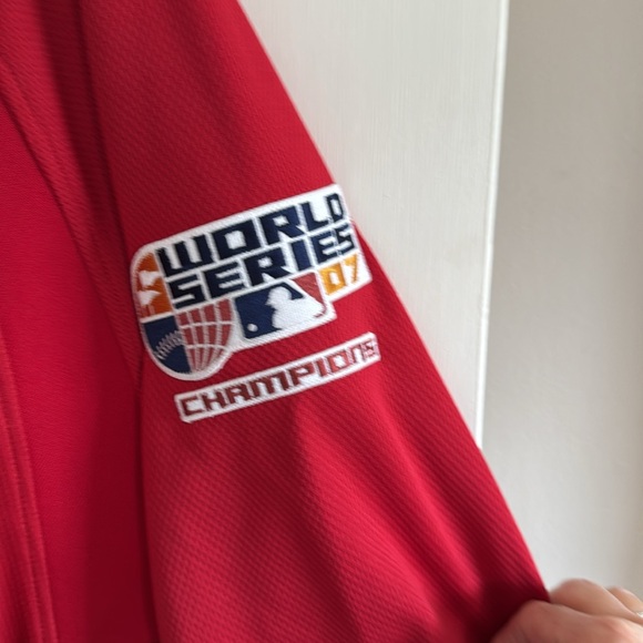 ⚾️Boston Red Sox 2007 Championship red pullover. Size XXL. NWT. - Picture 4 of 12